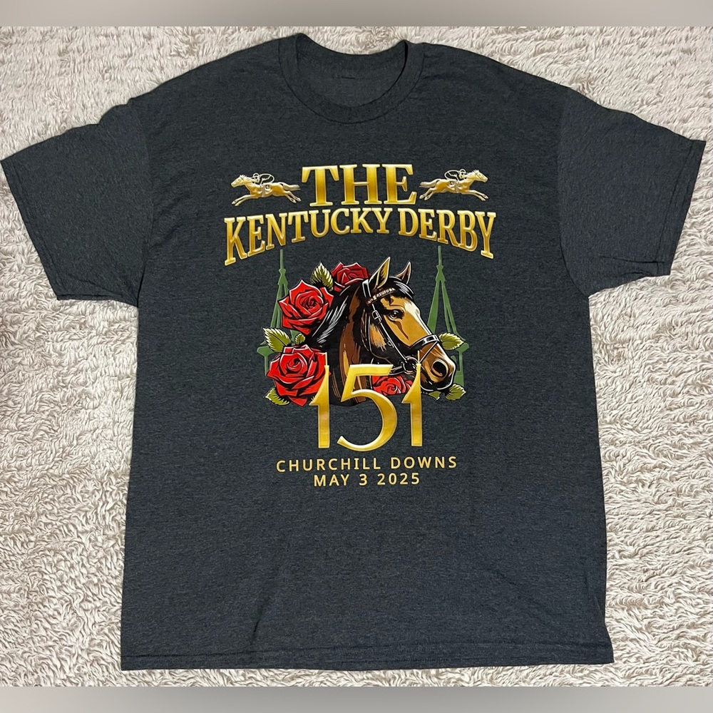 The Kentucky Derby Graphic T-Shirt - Black